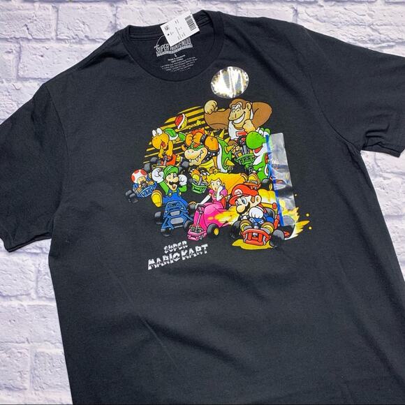 Super Nintendo Super Mario Kart Tee in Black - Picture 2 of 6